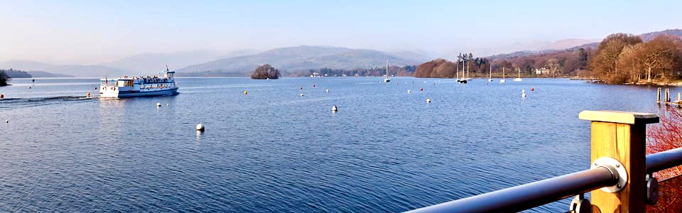 Steamer on Lake Windermere